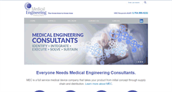 Desktop Screenshot of medicalengineeringconsultants.com